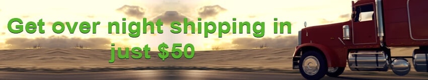 Get Overnight Shipping in just $50